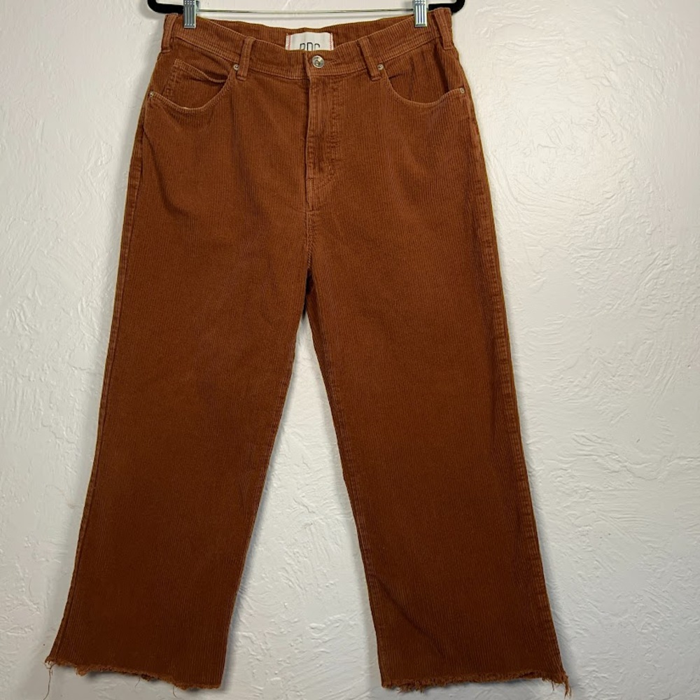 BDG Brown Corduroy Crop Pants Waist 32